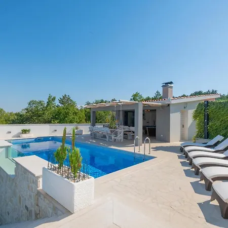Villa Ravijola With Heated Pool - Grubine Villa Grubine